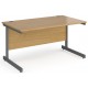 Harlow Straight Office Desk with Single Cantilever Leg